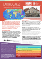 Earthquakes factsheet